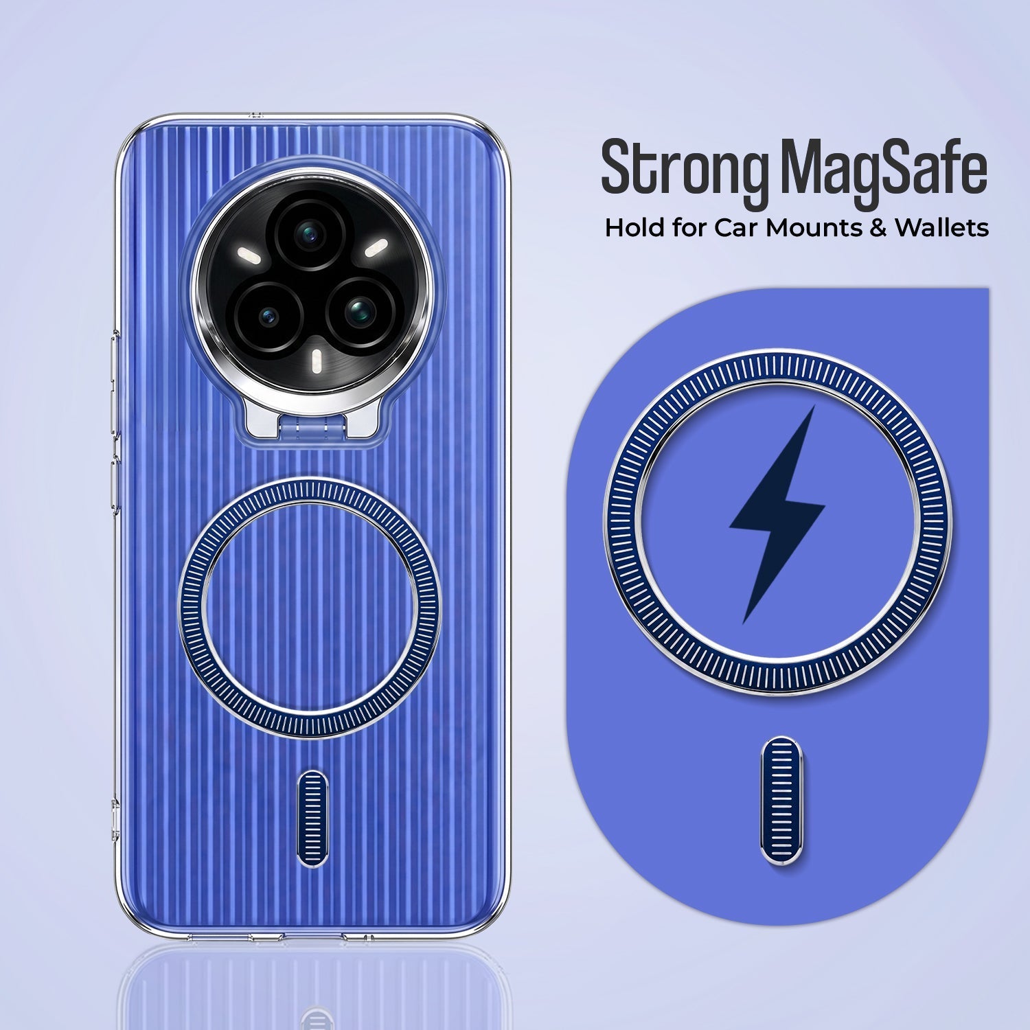 Realme 14 Pro+ 5G Anti-Yellow Magsafe Liquid Crystal Clear Case