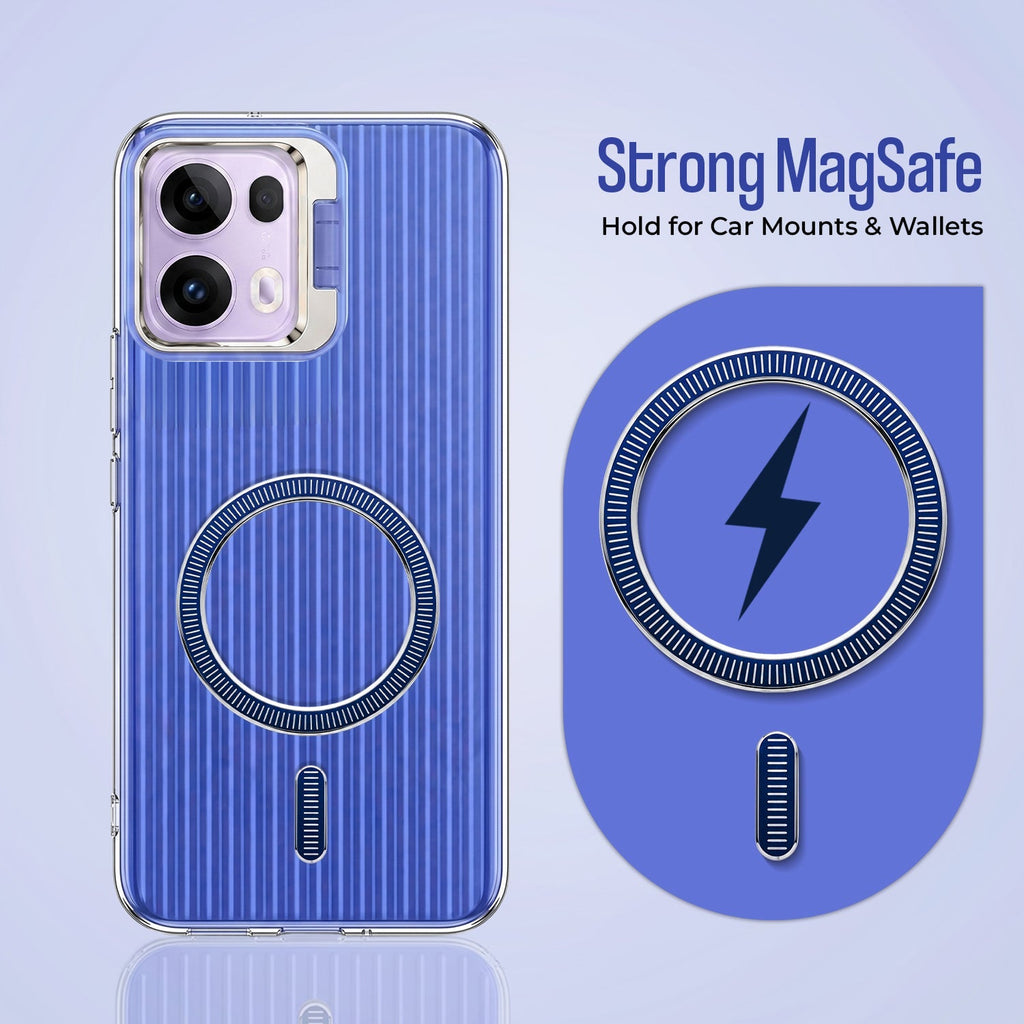 Oppo Reno 13 Pro 5G Anti-Yellow Magsafe Liquid Crystal Clear Case