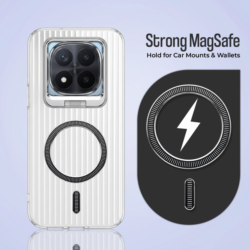 Redmi Note 14 Pro+ 5G Anti-Yellow Magsafe Liquid Crystal Clear Case