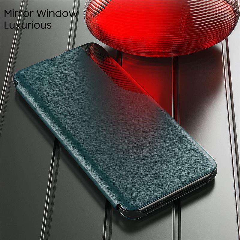 Motorola Edge 50 Pro 5G Luxury Half Window Leather Flip Case