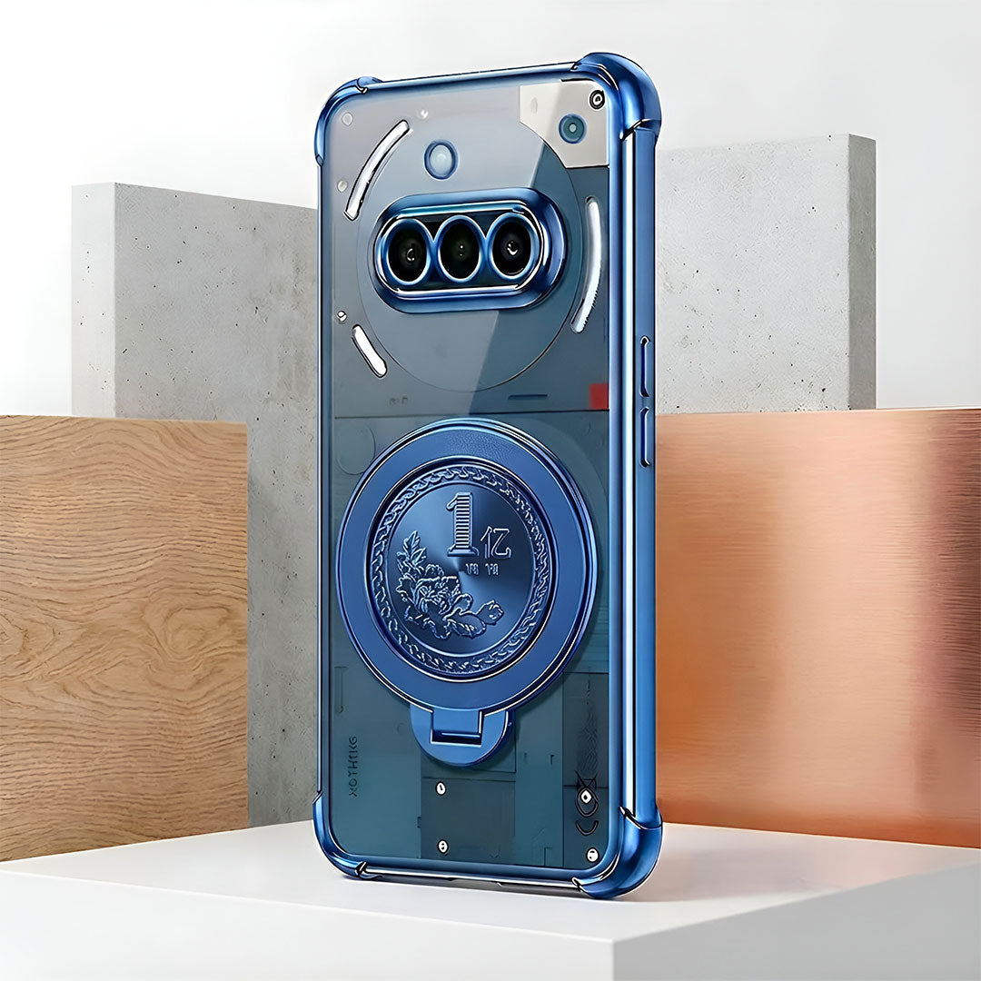 Nothing Phone 3a 5G Premium Billion Wheel Rotating Shockproof Airbags Case