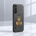 Samsung Galaxy A35 5G Satyamev Jayate Comfortable Leather Phone Case