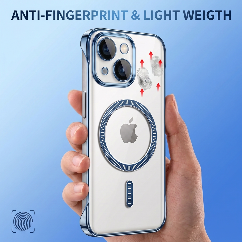 iPhone 15 5G Frameless MagSafe Shockproof Case