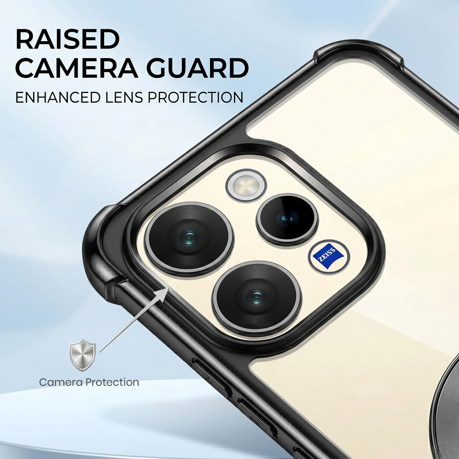 Vivo V70 5G Four Corner Airbags 100% Original Astro Money Magnet Rotating Dollar Case