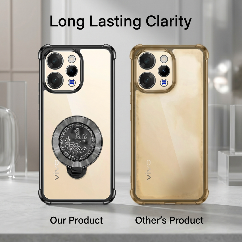 Vivo V70 5G Premium Billion Wheel Rotating Shockproof Airbags Case