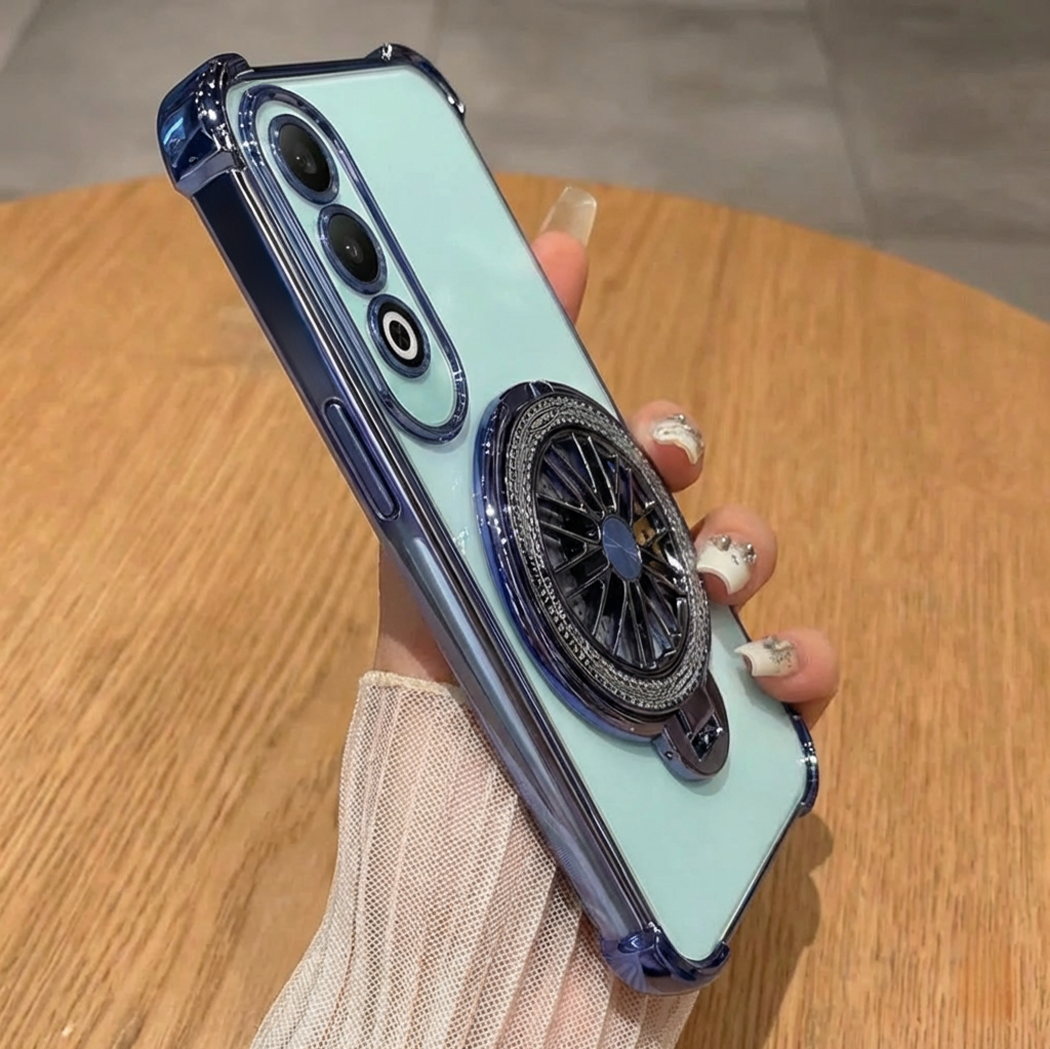 OnePlus Nord CE4 5G Premium Stress Buster Wheel Rotating Shockproof Airbags Case
