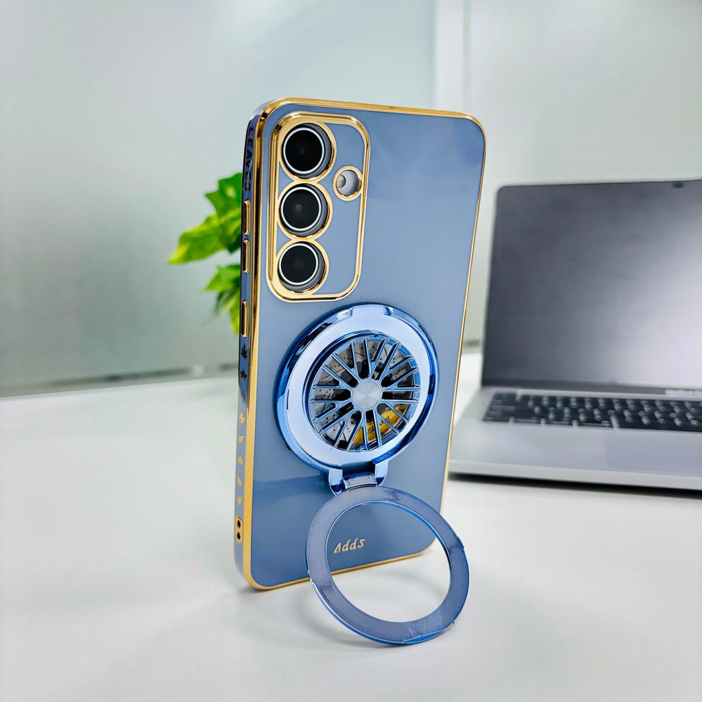 Samsung Galaxy A55 5G Best Selling Stress Buster Wheel Silicone Scratch Resistant Back Case