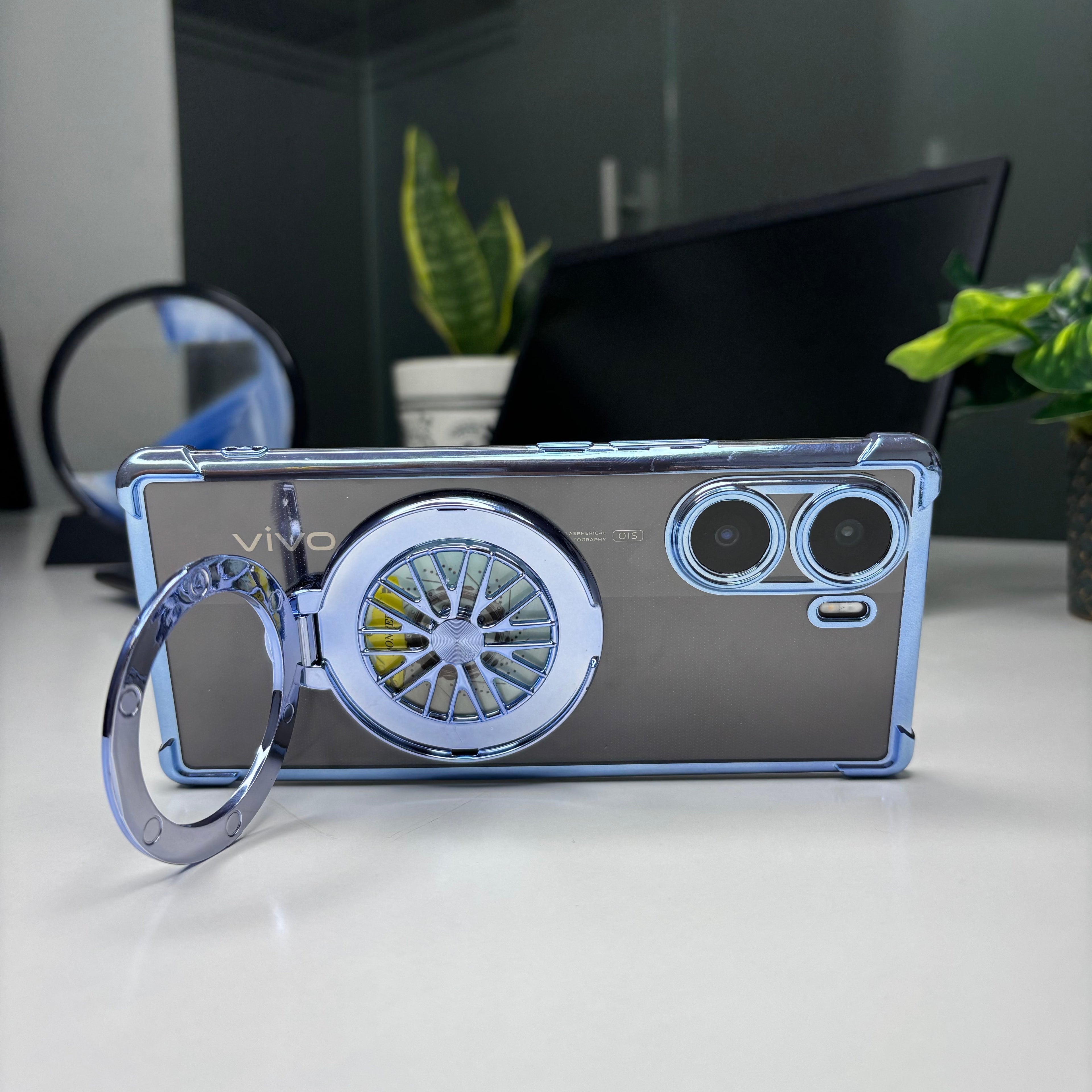 Vivo V29e 5G Premium Stress Buster Wheel Rotating Shockproof Airbags Case