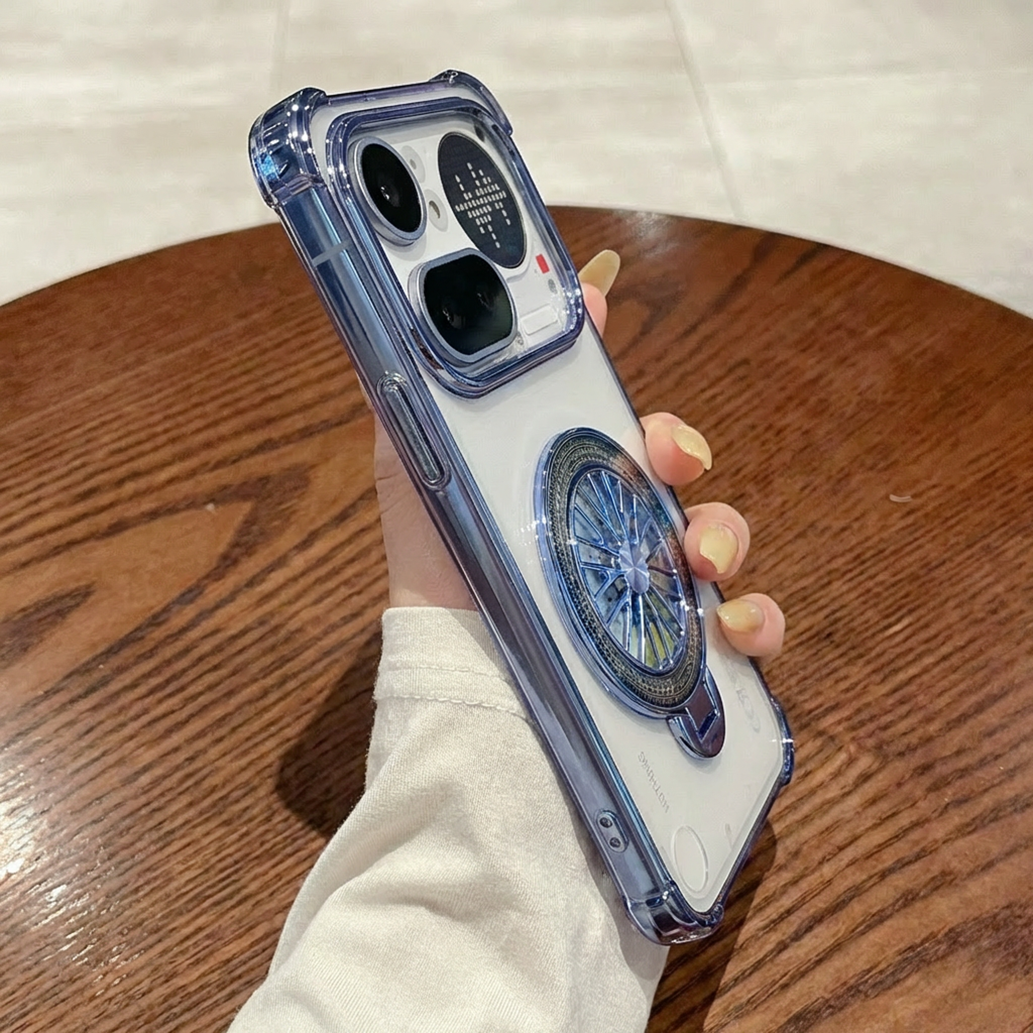 Nothing Phone 4a Pro 5G Premium Stress Buster Wheel Rotating Shockproof Airbags Case