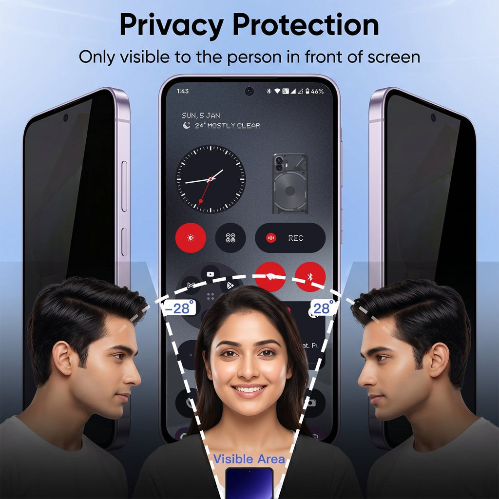 Nothing Phone 3a Pro 5G Original Luxury Magnifier Ring Stand Shockproof Airbags Corner Case