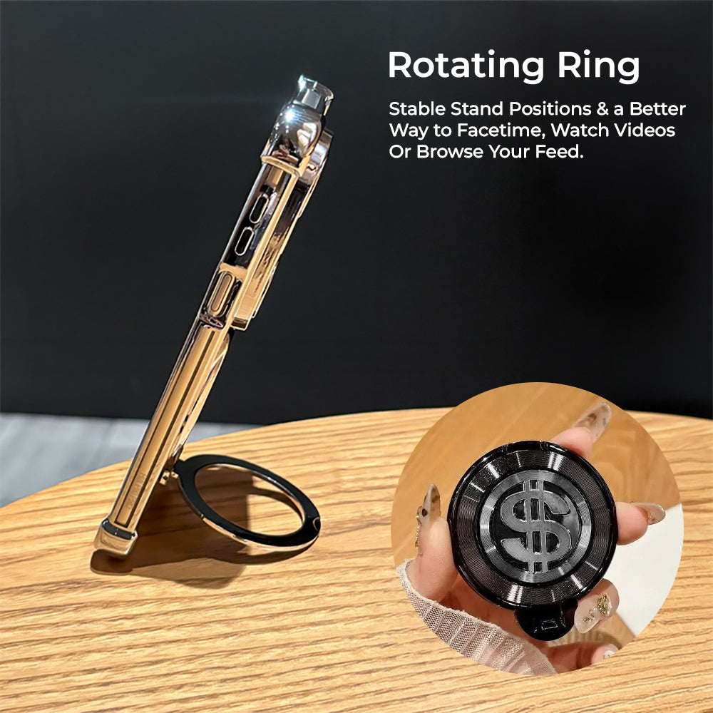 Nothing Phone 2 Pro 5G Four Corner Airbags 100% Original Astro Money Magnet Rotating Dollar Case