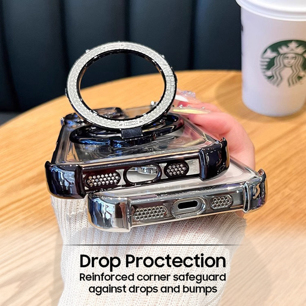 Oppo Reno 13 5G Premium Stress Buster Wheel Rotating Shockproof Airbags Case