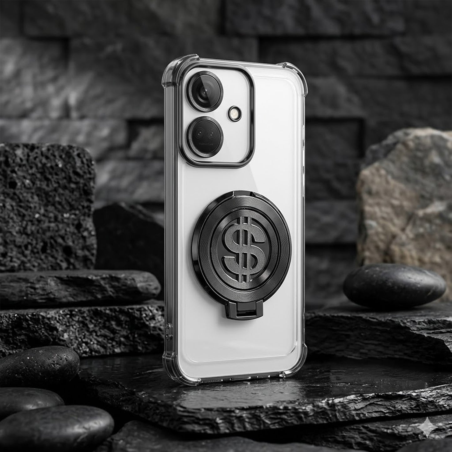 OnePlus Nord CE3 5G Four Corner Airbags 100% Original Astro Money Magnet Rotating Dollar Case