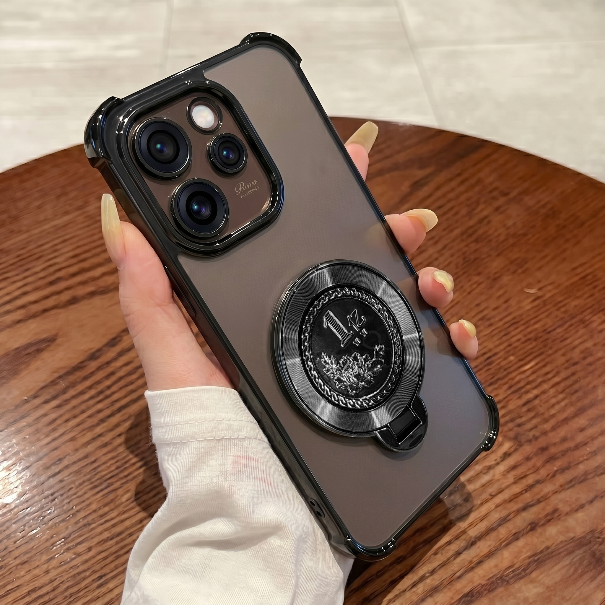 Oppo Reno 15 Pro Mini 5G Premium Billion Wheel Rotating Shockproof Airbags Case