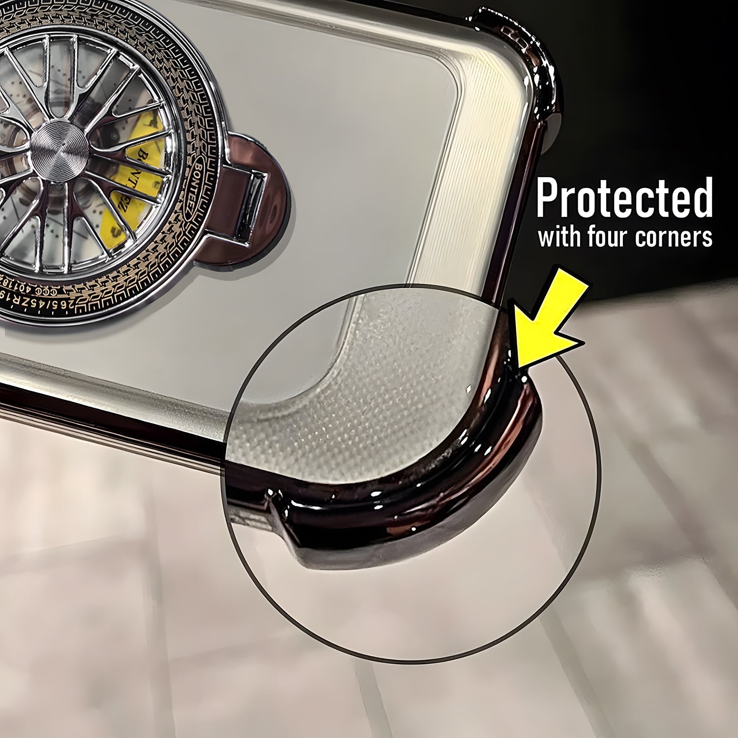 Nothing Phone 4a 5G Premium Stress Buster Wheel Rotating Shockproof Airbags Case