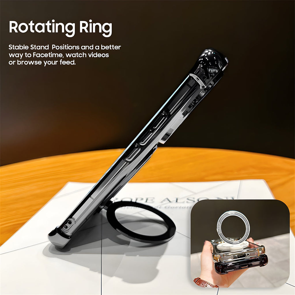 Vivo V60e 5G Premium Stress Buster Wheel Rotating Shockproof Airbags Case