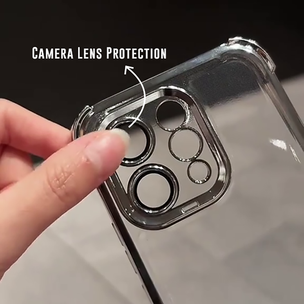 Vivo V70 5G Transparent Shockproof Case With Airbag Corners