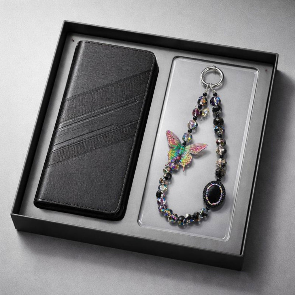 Redmi Note 14 Pro+ 5G Retro PU Leather Magnetic Wallet Flip Case with Charm Strap