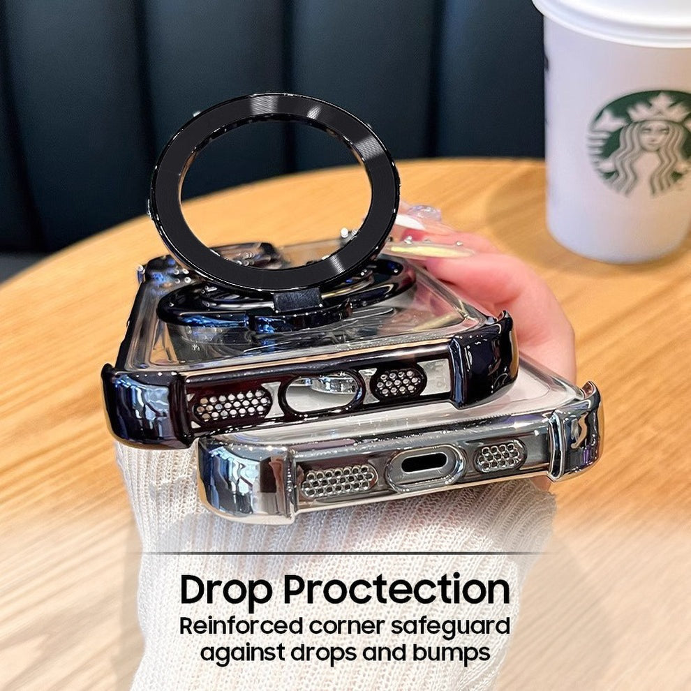 OnePlus Nord CE3 5G Original Luxury Magnifier Ring Stand Shockproof Airbags Corner Case